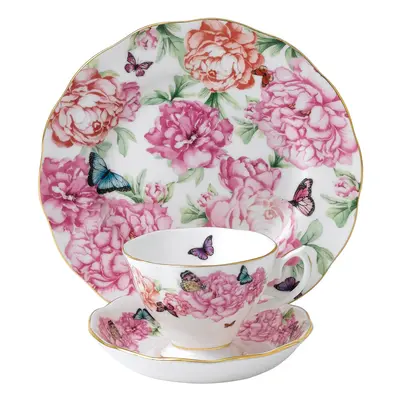 Miranda Kerr For Royal Albert Gratitude 3Piece Set Teacup Saucer Plate