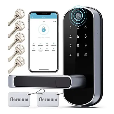 Dermum Smart Lock Keyless Entry Door Lock Smart Door Lock Smart Loc