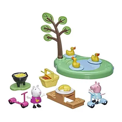 Peppa's Adventures Peppa's Picnic Playset, Preschool Toy With Figures and Accessories, for Ages 