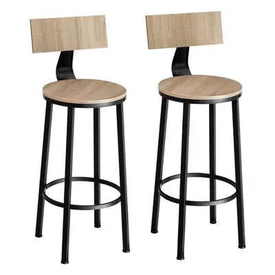 (industrial wood light, oak Sonoma) bar stools practical comfortable breakfast kitchen high dini