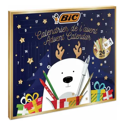 BIC Advent Calendar - Writing Products, Magic Felt Pens/6 Coloured Pencils/4 Colouring Crayons/1