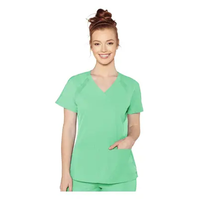 Med Couture Women 's 'Peaches Collection ' Rangal Scrub Top Gelato