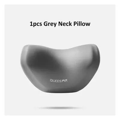 (1pcs Grey neck) Car Headrest Waist Support Car Seat Neck Pillow Universal Neck Pillow