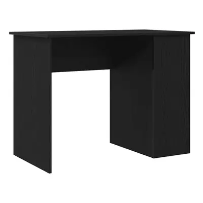 vidaXL Desk Black Oak 100x55x75 cm Engineered Wood office desk study desk