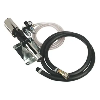 Air Powered Pump Away Station - 2m Flexible Air Hose - Air Operated Oil Pump