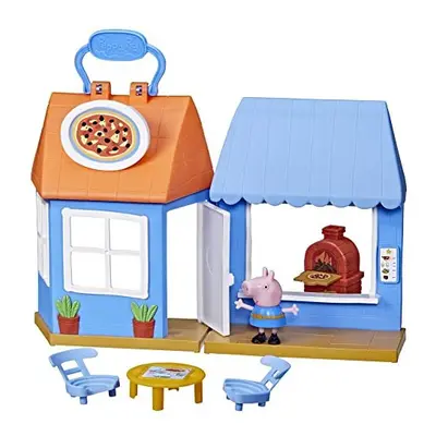 Peppa's Adventures Peppa's Pizza Place Carry-and-Play Playset Pre-school Toy, Includes Figure an