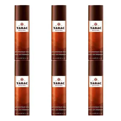 Tabac Original Anti Perspirant Spray ml (Pack of 6)