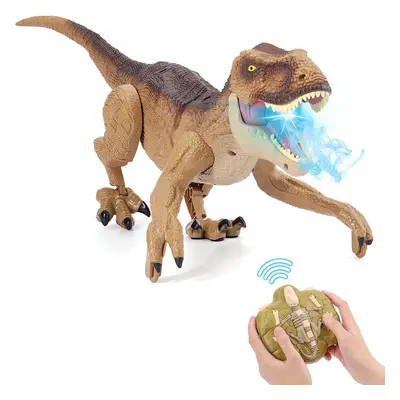 Remote Control Dinosaur Toys Realistic Big T-Rex Gift Ideas for Kids, RC Walking Dino with Roari