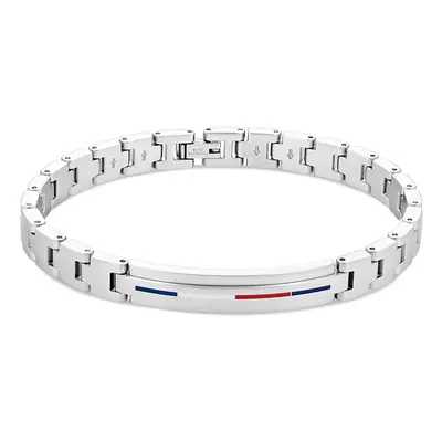 Tommy Hilfiger Men's Jewelry Link Bracelet Color: Silver (Model: