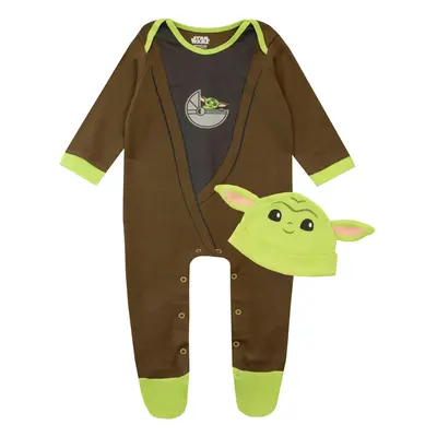 STAR WARS Baby Boys Pajamas Pack and Hat Set The Mandalorian Baby Yoda multicolour