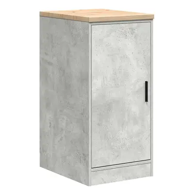 (concrete grey, x x cm/ pcs) vidaXL Garage Storage Cabinet Solid Wood Pine cabinet