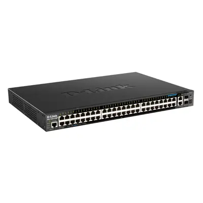 D-Link DGS 1520-52MP - Switch - L3 - smart - x 10/100/1000 (PoE+) + x 2.5GBase-T (PoE+) + x Giga