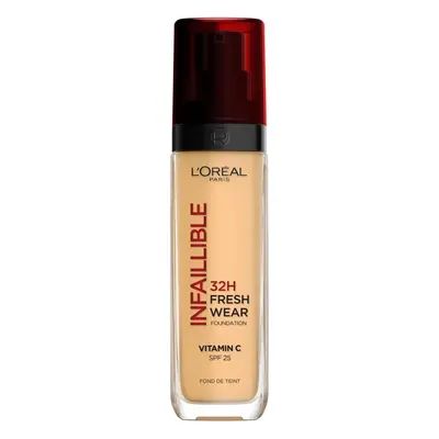 L'OrÃ©al Paris Liquid Foundation, Full Coverage, Lasting Wear, With Vitamin C and SPF 25, Infall