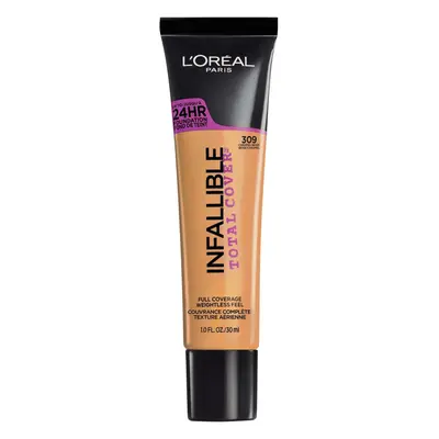 L'Oreal Paris Infallible Total Cover Foundation, Caramel Beige, fl. oz