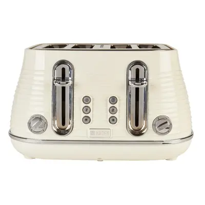 Haden Devon Cream Slice Toaster - Browning Settings, Slice Toaster with Wide Slots, Toaster Slic