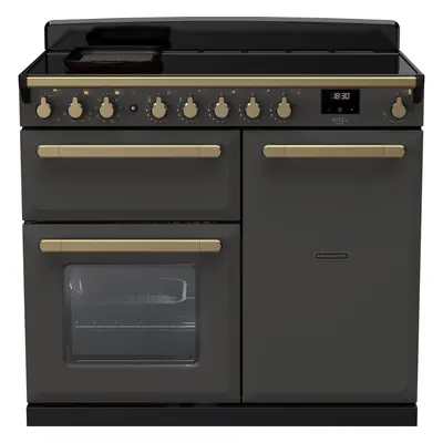 Rangemaster Estel Deluxe ESDL100EIPSLT/AB1 100cm Electric Range Cooker with Induction Hob - Slat