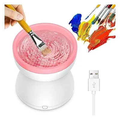 Electric Paint Brush Cleaner Rinse Cup Cleaning Washer for Acrylic