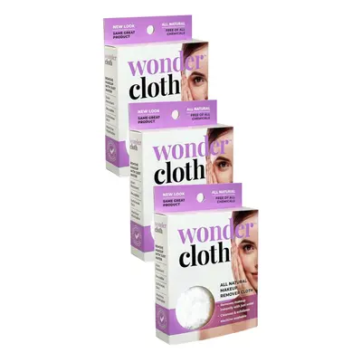 Wonder Cloth (Pack of 3) - All Natural Make-Up Remover Cloth, Removes