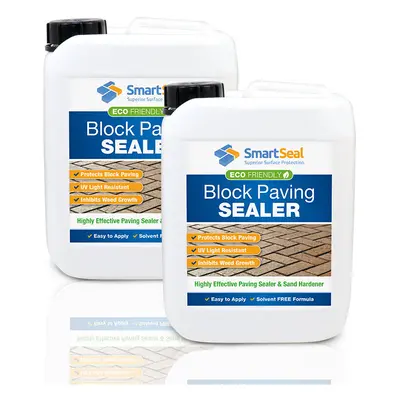 (2 x Litres) Smartseal Eco-Friendly Block Paving Sealer - Solvent-Free - Durable Sand Hardener &