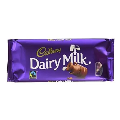 Cadbury Dairy Milk Large Bar g (Pack of 1) Black