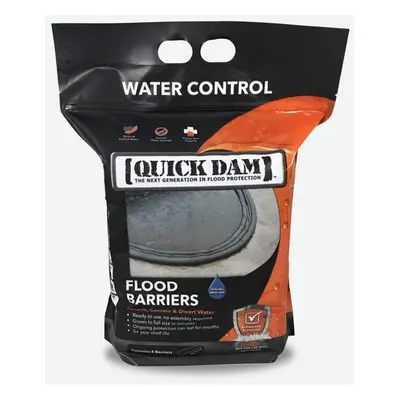 Quick Dam QD65-4 Water Activated 5ft Flood Barrier Pack Black