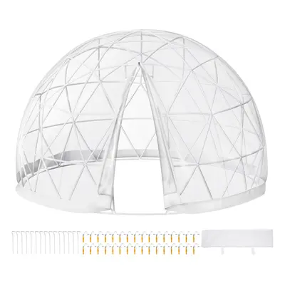 VEVOR Garden Dome Bubble Tent 9.5ft Greenhouse Dome PVC Garden igloo Geodesic Dome Kit