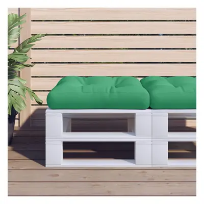 vidaXL Pallet Cushion Green 19.7x19.7x4.7 Fabric