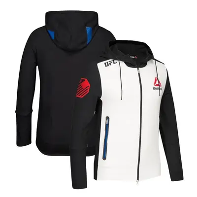 Reebok Official UFC Fight Kit (White/Black/Blue) Walkout Hoodie Men's