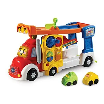 VTech Toot-Toot Drivers Big Vehicle Carrier, Baby Interactive Toys for Toddlers, 2-in-1 Car Carr