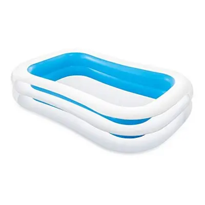 Intex Swim Centre Family Inflatable Pool, 103" x 69" x 22" (Assorted Colors: Blue or Green)