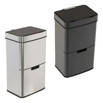 Charles Bentley Triple Compartment 62L Sensor Bin