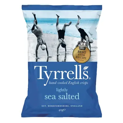 Tyrrells Lightly Sea Salted Crisps - 24x40g