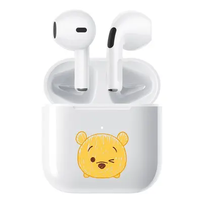 (Winnie) Original Disney F12 Bluetooth Earphones TWS Wireless Noise Reduction Headphones