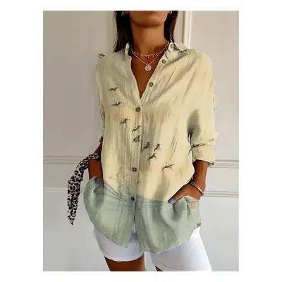 (YK1697, XL) new women's shirt summer European and American trend half-sleeved shirt leopard pri