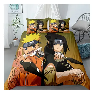 (Style 18, King) Naruto Bedding Single Double Duvet Cover Cartoon U