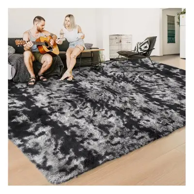 (Charcoal, x cm) Non Slip Shaggy Rugs Carpet Runner Large Doormats