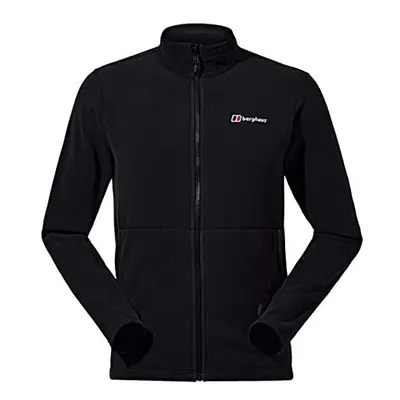 Mens Prism Micro InterActive Polartec Fleece Jacket Added Warmth Extra Comfortable Black