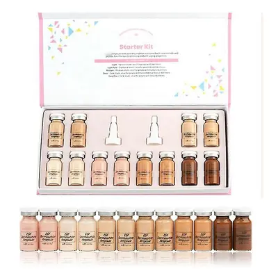 (12 Liquid foundation) 12pcs 8ml Bb Cream Kroen Glow Serum Effective Whitening Add Foundation Ni