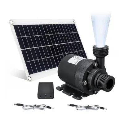 50W Solar Water Pump 800L/H DC12V Low Noise Solar Water Fountain Pump for Garden Family Water Fo