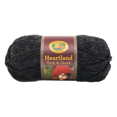 Lion Brand Heartland Thick & Quick Yarn-Black Canyon