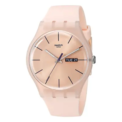 Swatch ROSE REBEL Unisex Watch Pink (Model: SUOT700)