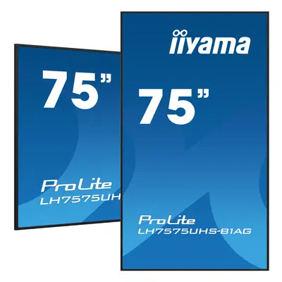 iiyama LED-Display ProLite LH7575UHS-B1AG - 189.3 cm (75") - x 4K