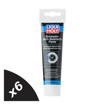 Liqui Moly Brake Anti Squeal Paste Anti-Seize Paste Lubricant 6x100g