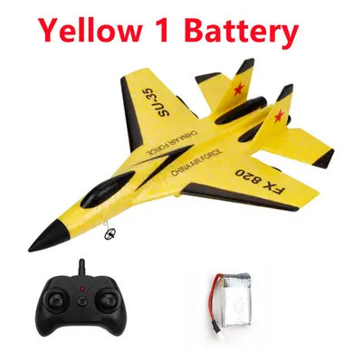 (Yellow-SU35-1B) FX-620 SU-35 RC Remote Control Airplane 2.4G Remote Control Fighter Hobby Plane