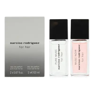 Narciso Rodriguez Layering Duo For Her Gift Set 20ml For Her Pure Musc EDP + 20ml For Her Musc N