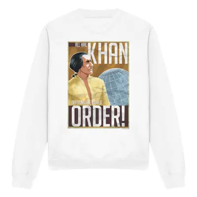 (XXL, White) Star Trek Unisex Adult World Order Sweatshirt