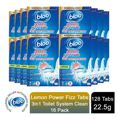 Bloo Power Toilet Fizz Tabs, Drain Deep Cleaning Bad Odour, x 25g Pack