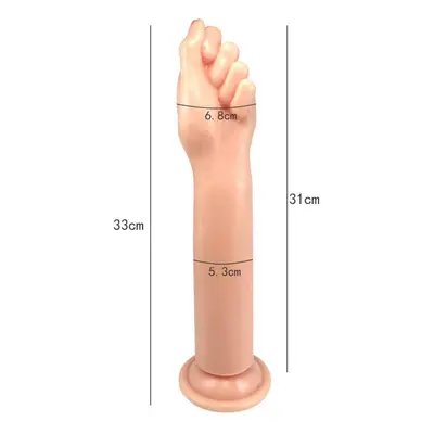 (C Flesh) Anal Plug Hand Touch Fist Dildo Sex Toys For Women G-spot Simulation Female Vaginal Ma