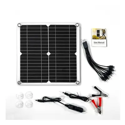 (only solar panel) 100W Solar Panel Dual USB18V/5V Photovoltaic Cell System With Controller Port