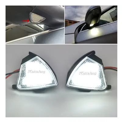 2x Error Free LED Under Mirror Light Puddle Lamps For VW Golf GTI Mk5